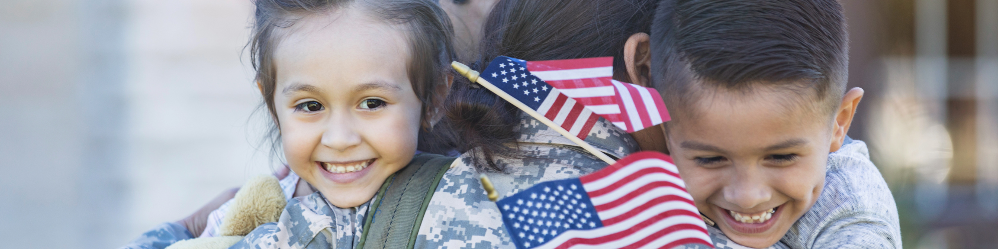 Child and Veteran Mother